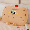 Bread Apple Cookies Memory Foam Plush Toy Cartoon Office Dorm Bed Cover Soft