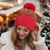 Women's Christmas Snowflake Knitted Hat