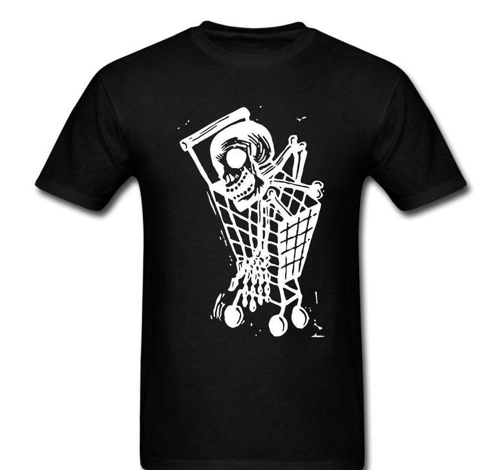 Revolution boned anarchy death grocery cart destruction words shirt T-shirt XXXXL