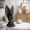 3D-gedruckte Schutzengel-Statue Betende geflügelte Skulptur Engel-Figur Büro-Schreibtisch