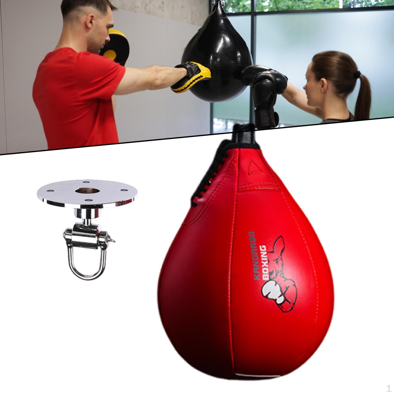 

И Высокая боксерская груша для домашнего бокса, тренировки координации. Идеально для тренажерного зала. Red