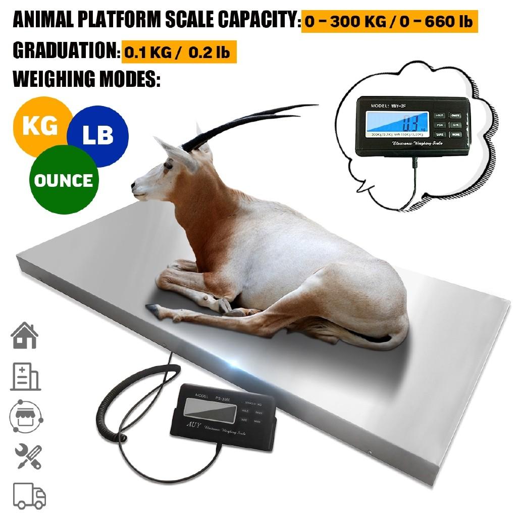 Animal/Parcel Platform Scale Heavy Electronic Balance Floor Bench Weighting Scale Commercial Digital Display Scales