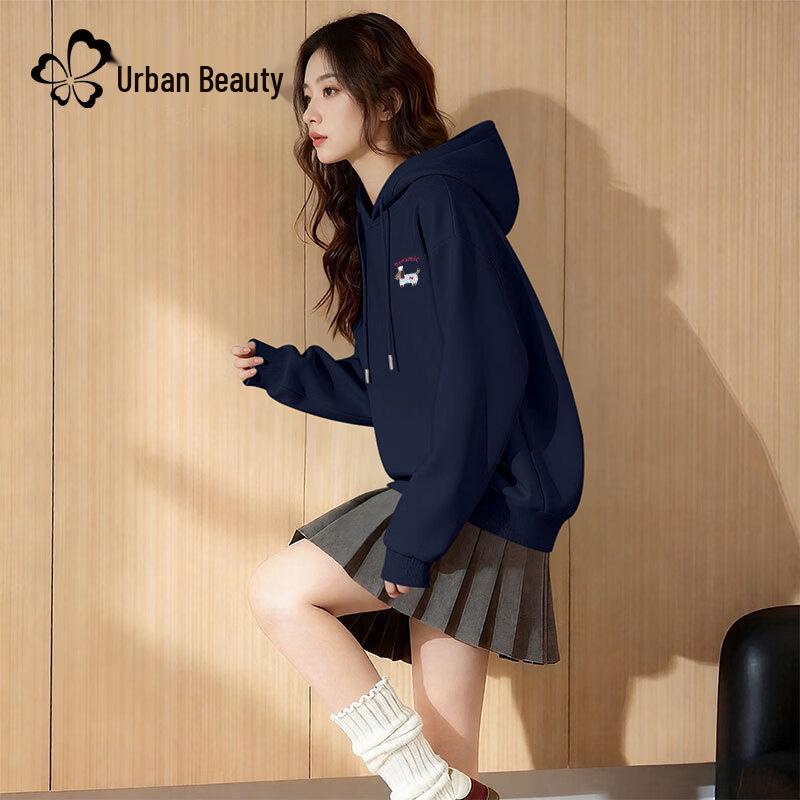 

Women s Relaxed Fit Puppy Patch Hoodie 2XL