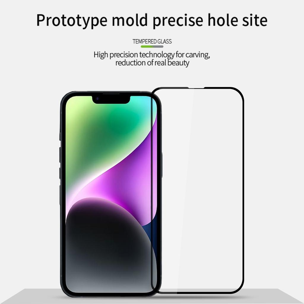 MOFI JK Series-1 for iPhone 16e Screen Protector Anti-Explosion 9H Hardness Full Cover Screen Film