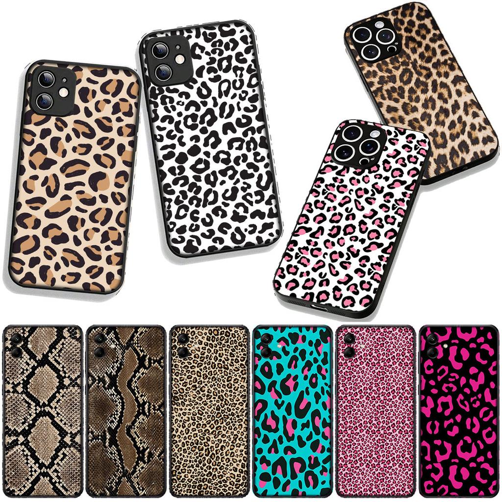 Phone Cover Cow Print Leopard Snake Casing for Apple iPhone 17 16 11 Pro XS Max XR 6 7 8 Plus + 16E SE 2020 Air 5 8+ Case