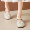 Augustine Bag Head Half Slippers Women's Outer Wear 2025 New Summer Fashion Skirt Flat Mary Jane Single Shoes