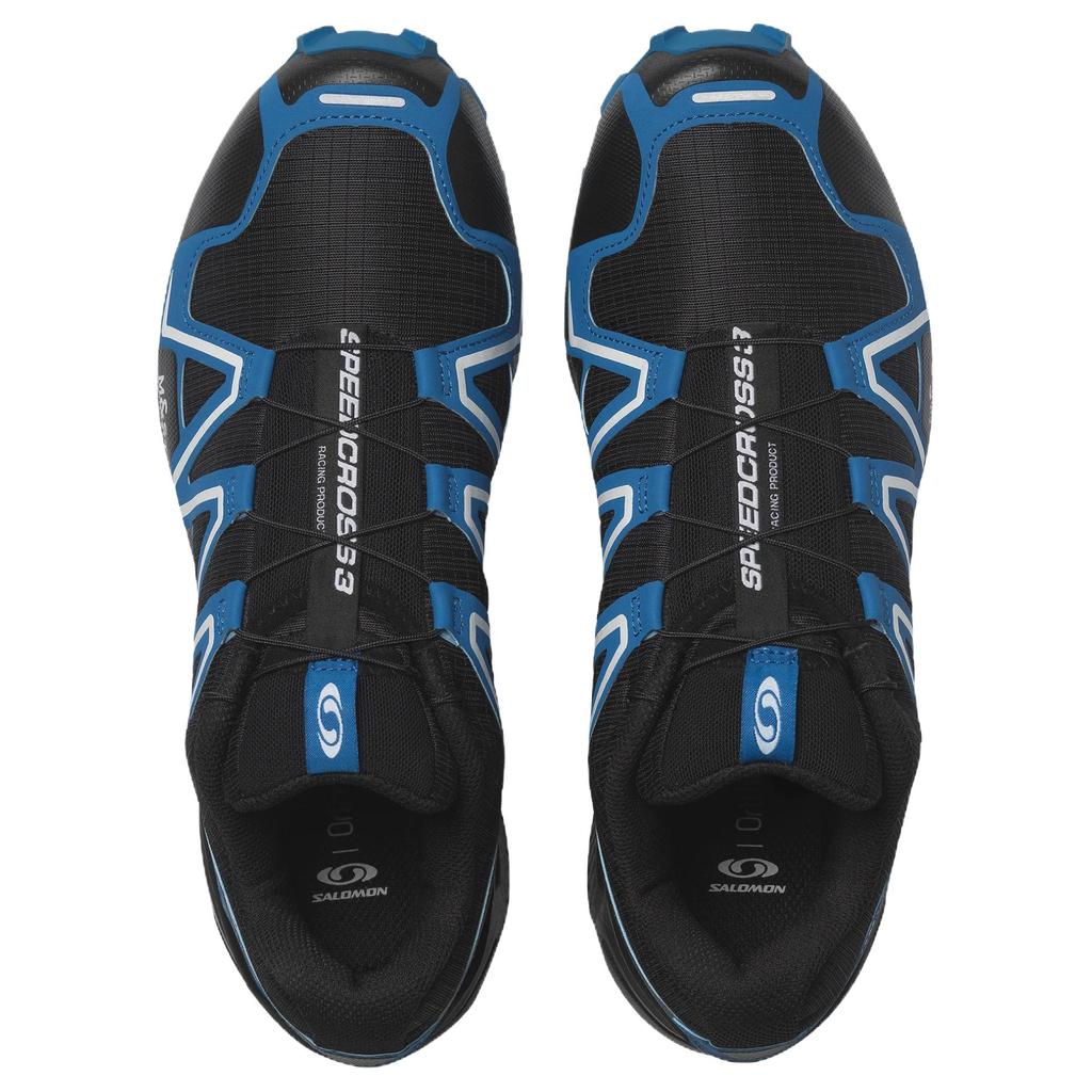 SALOMON Speedcross 3 Fabric Breathable Running Shoes Men's Blue Black 479920