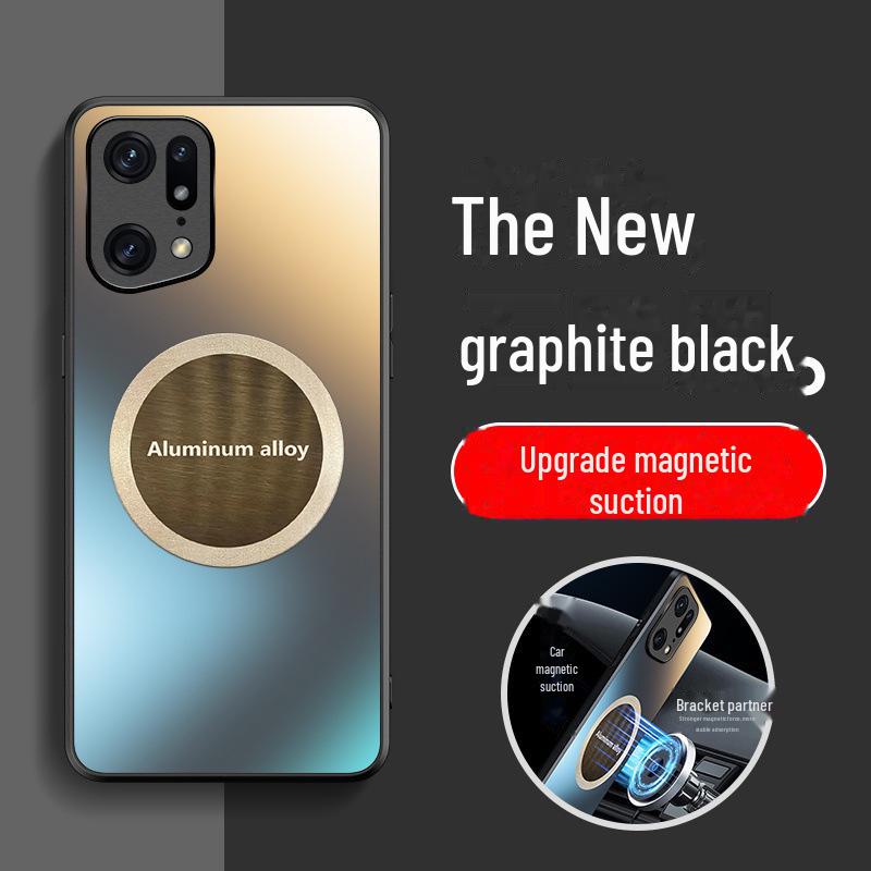 

Защитный чехол с магнитной присоской для OPPO Find X5/Find X5 Pro 5G OPPO Find X5 Pro