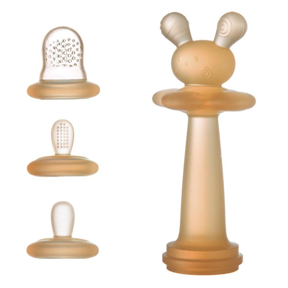 Silicone Hand Teether Washable Kids Teething Toys Comfortable Teether Gloves  For Infant