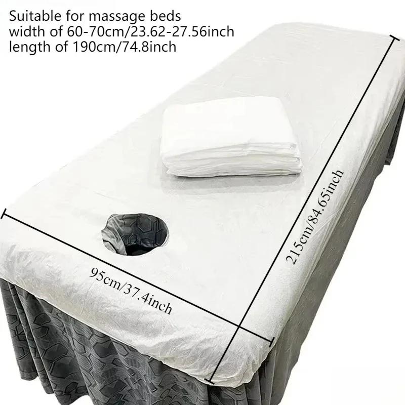 

Disposable 20pcs Beauty Salon Bed Sheets Elastic Breathable Non-Woven Bed Covers Spa Salon Bedding Single-Use Sábanas Para Camas