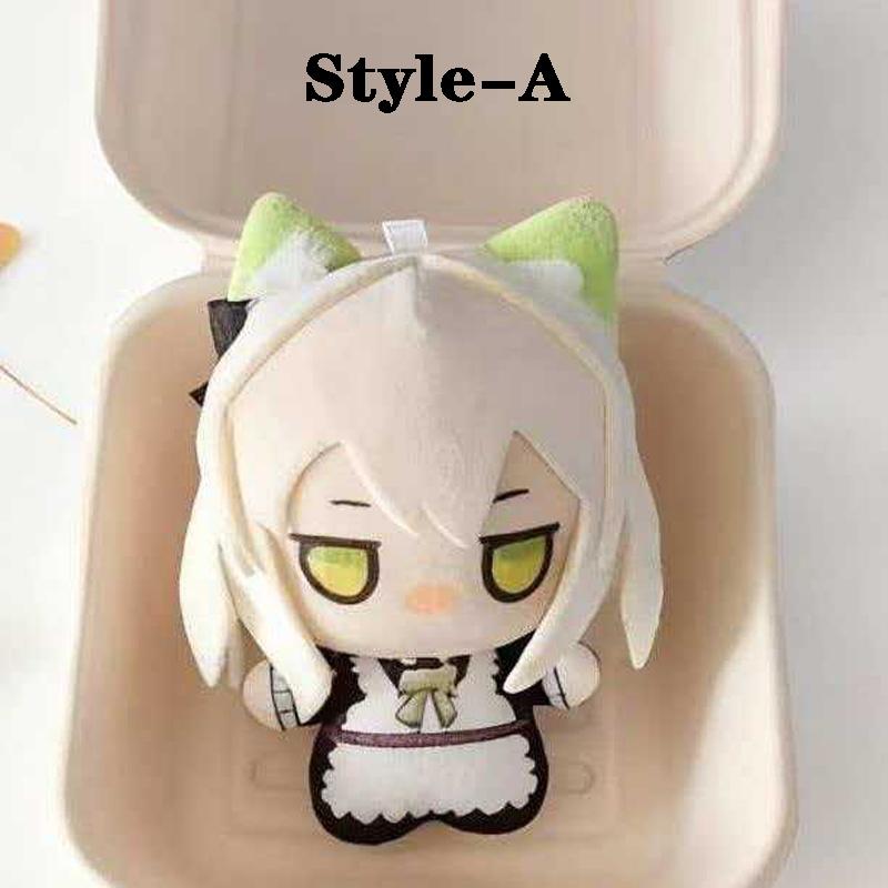 Anderer Stil 10cm Niedliches Spiel Arknights Ama-10 Charakter Kaltsit Plüschtier Cosplay Cartoon Anime Kal'Tsit Schlüsselanhänger Plüschtier Puppe About 10cm