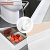 Cinta de Calafateo para Baño de 3,2M Autoadhesiva PVC Impermeable al Aceite Esquina del Borde del Fregadero de Cocina Pegatina de Pared Cinta de Tira Selladora para Inodoro Impermeable