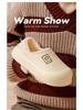 Winter Waterproof Indoor/Outdoor Thick-Soled Slippers with Velvet Lining for Men & Women