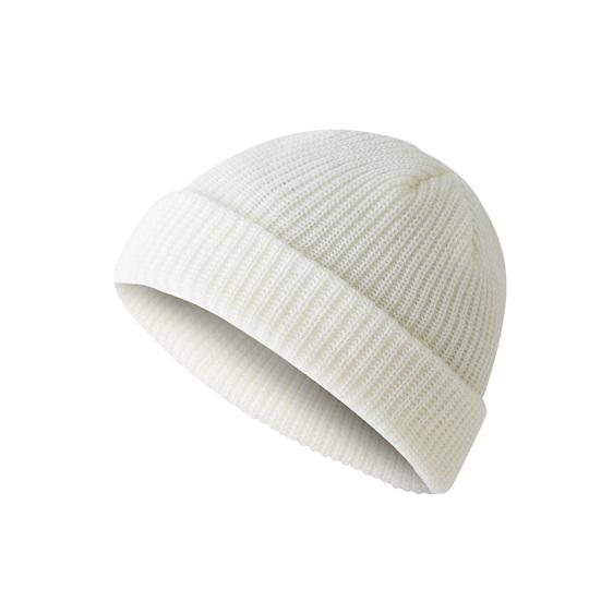 Men Women Solid Color Knitted Beanie Cap Warm Woolen Street Outdoor Sport Hat