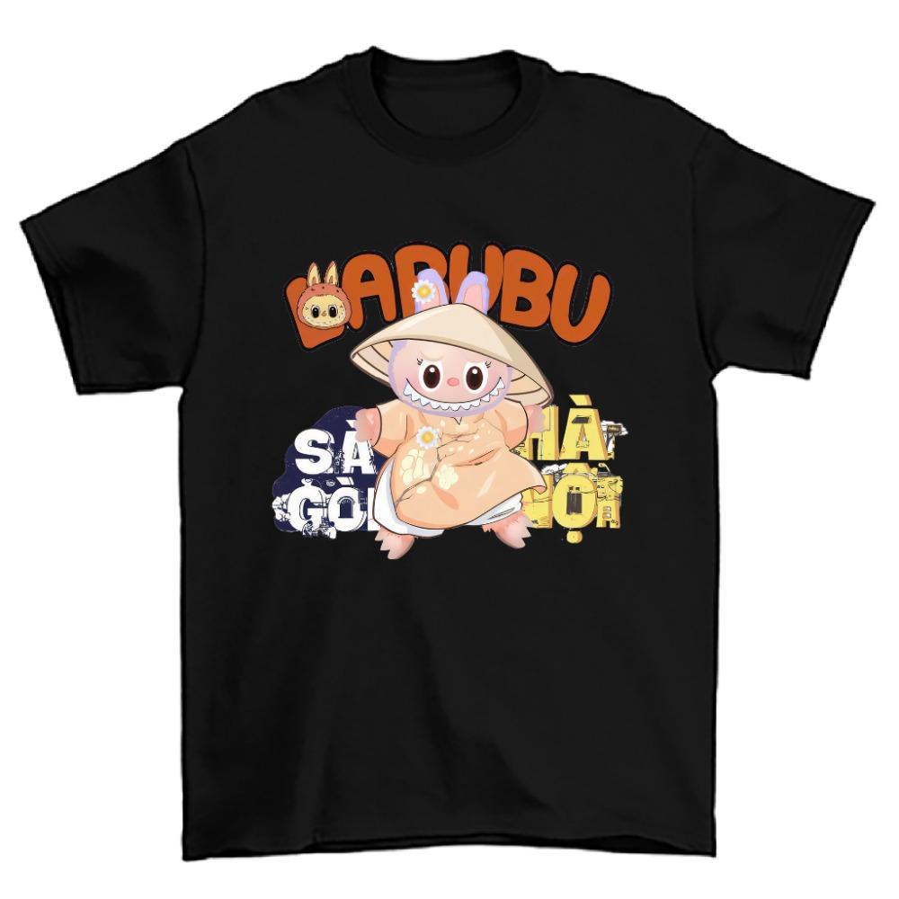 

LABUBU Pop Mart T Shirt Viral T Shirt Unisex Woman Man Streetwear Baju Perempuan Lelaki Cotton Murah 140