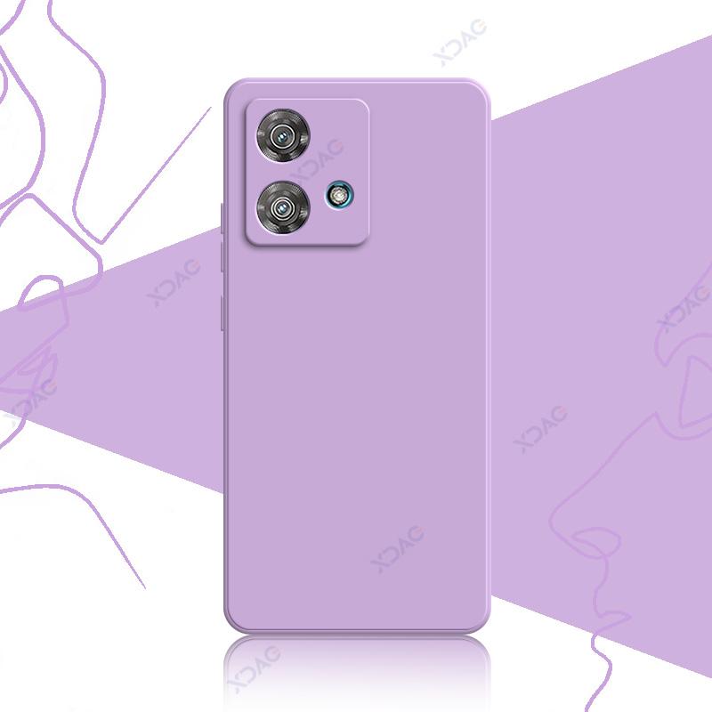 

Чехлы для мобильных телефонов Motorola Edge 40 Neo MotoEdge40Neo 5G 6,55 360 мягкие роскошные квадратные жидкие силиконовые чехлы Shield Moto Edge 40 Neo 5G фиолетовый