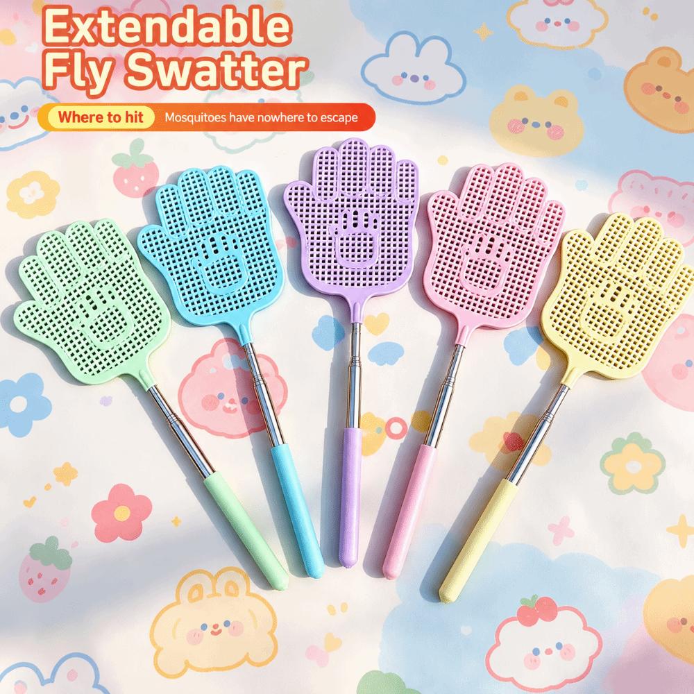 Extendable Extendable Mosquito Swatter Dense Mesh Hand Shaped Bug Catcher Home