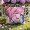 K-Kanan-sama wa A-Akumade Choroi Cushion Cover Home & Car Dual-Scene Pillow Cover: Reversible for Premium Comfort