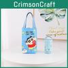 Crayon Shin Chan Shiro Action Kamen Pattern Cup Umbrella Canvas Storage Bag