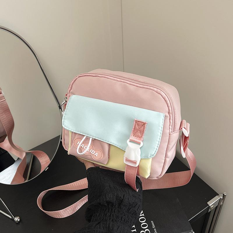 Internet celebrity fashion small bag 2025 new trendy Japanese small fresh student messenger bag cute boy and girl small bag