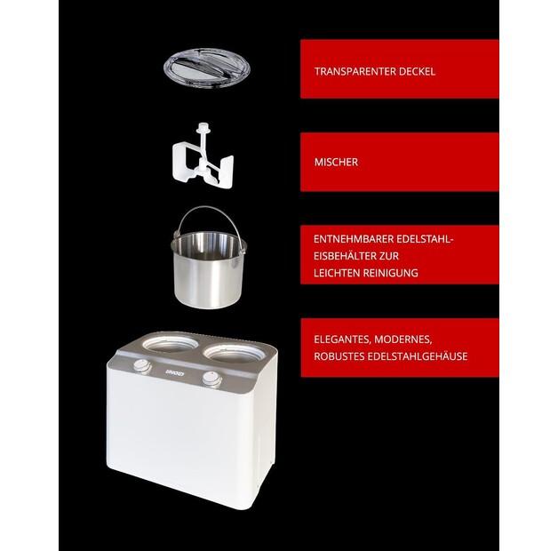 Мороженица Unold 48830 Doppio bianco