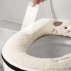 Warm Velvet Toilet Seat Thickened Toilet Seat Cushion Comfortable Toilet Seat Cover  Winter