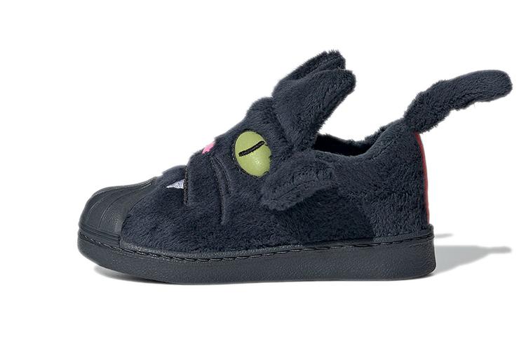 

Adidas Originals SUPERSTAR Comfortable Low top Skateboard Shoes Black Infant And Toddler GX3273 20