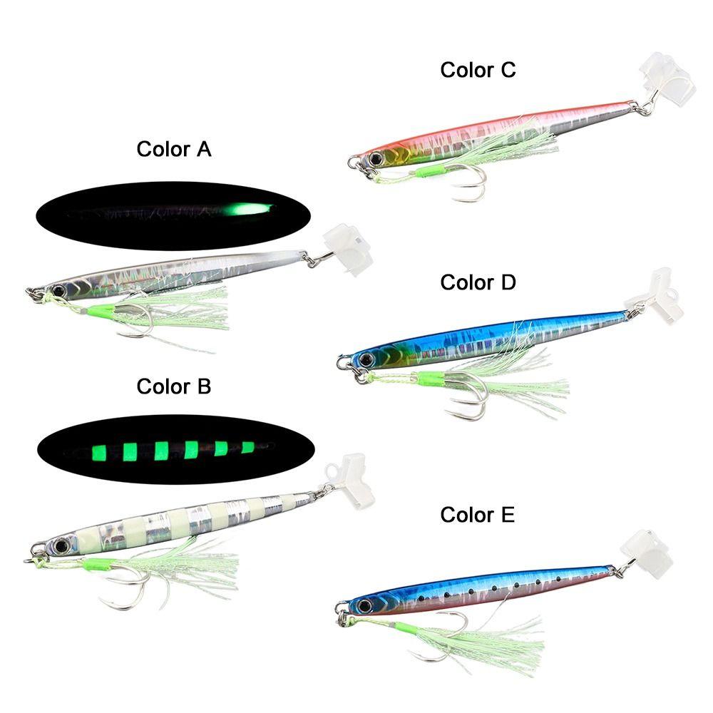 Iron Fishing Lure 40g 60g Fishing Tackle Durable Metal Jig Lure