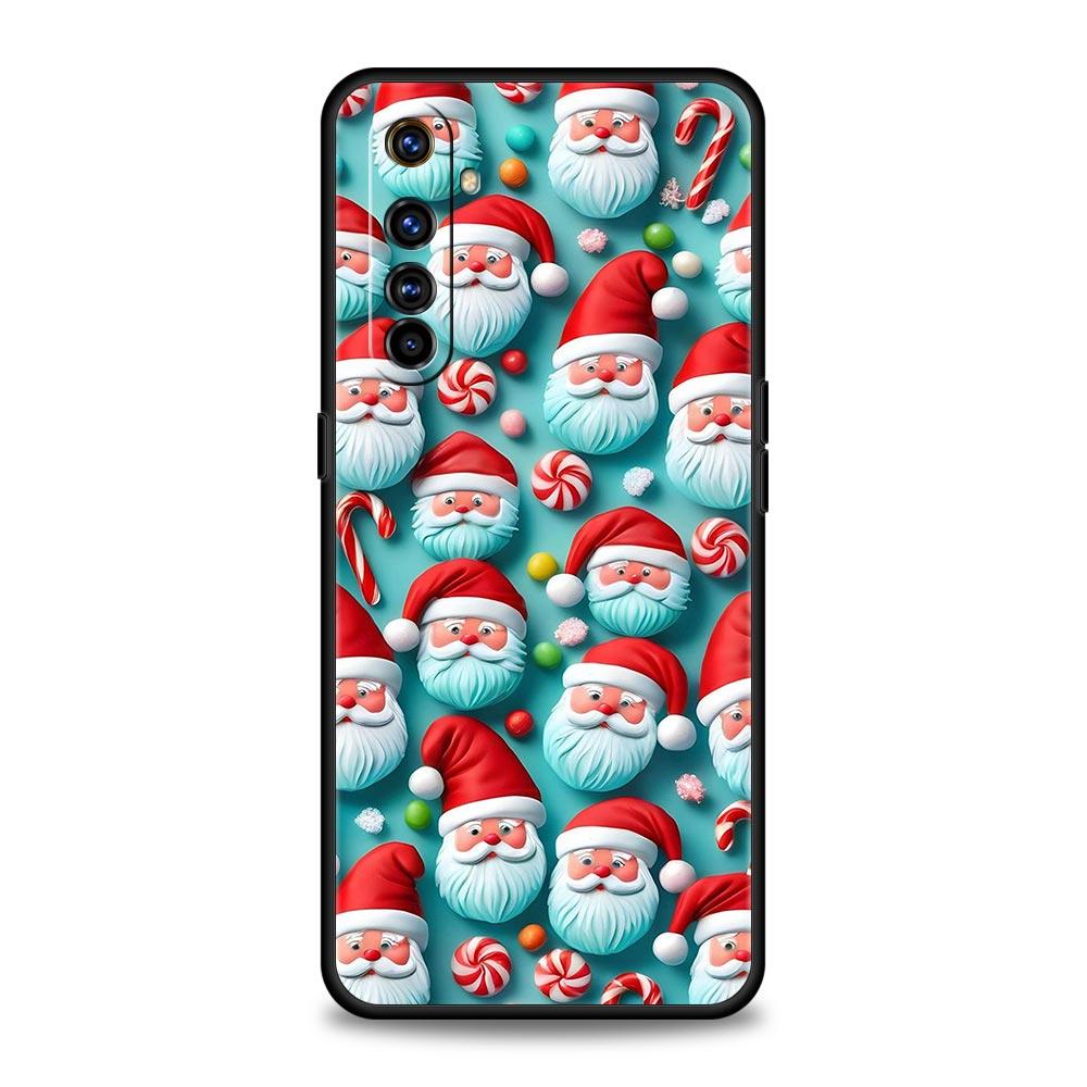 New Year Christmas Soft TPU For Realme 13 12 11 10 9 Pro Plus GT3 GT2 C21 C25 C35 C53 C55 C67 Pro 5G Phone Case Cover Fundas Bag