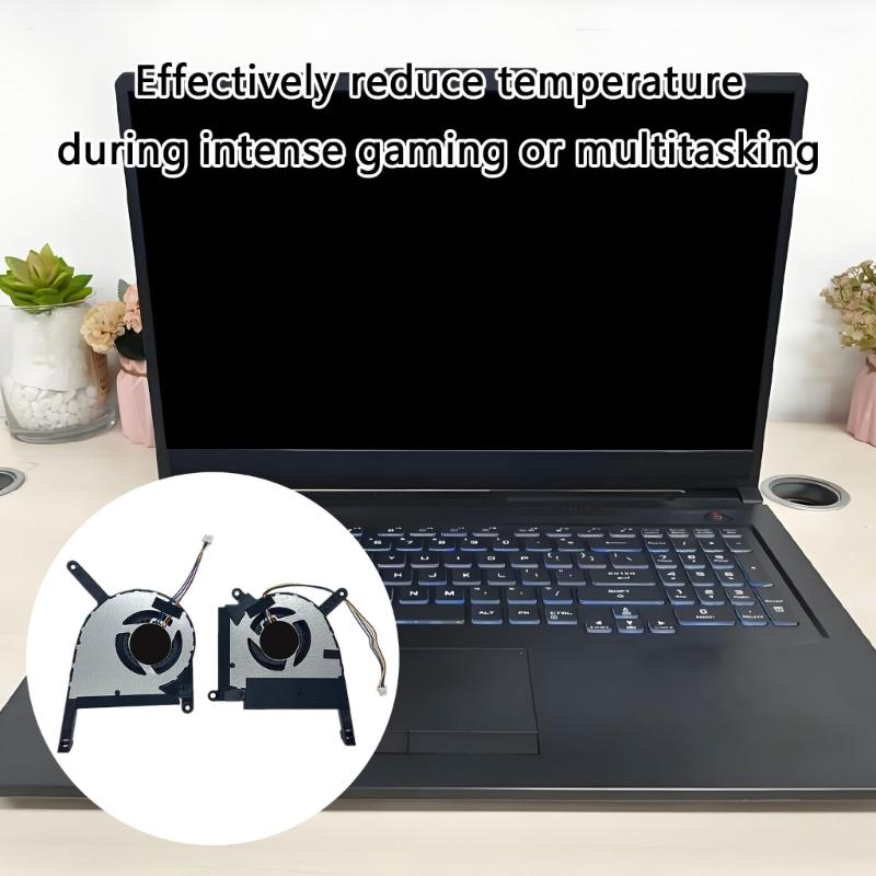 Efficient Laptop CPU Cooling Fan GPU Rapid Heat Dissipation for FA507RE-A15.R73050T FX507 FA507 FX707 Gaming Laptop