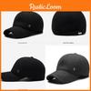 Simple Solid Color Middle Aged Warm Windproof Baseball Cap For Elderly Outdoor Wear