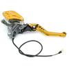 Motorcycle Hydraulic Brake Clutch Lever Pump Front Master Cylinder for Motocross Dirt Pit Bike ATV Quad Moped Buggy Go Kart