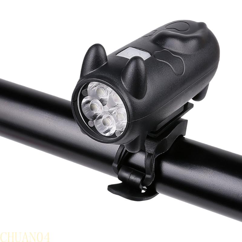 A1A2 Cycling Safety Headlight Auto Brightness Control Compacts Bike Accessory чёрный