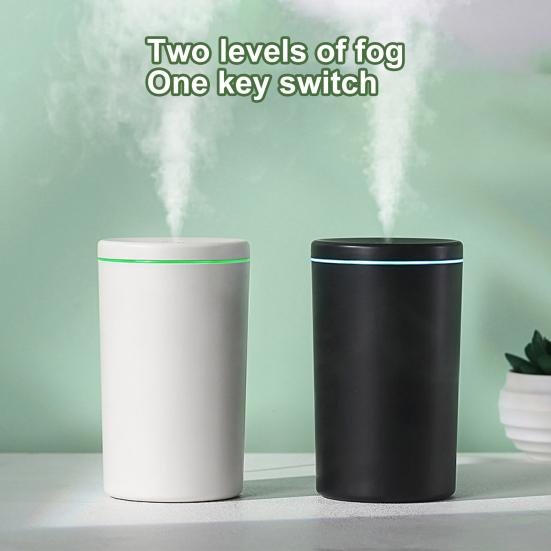Bærbar luftfukter Rett kopp Design USB Mute Cool Mist Luftfukter Bilforstøver for hjemmet
