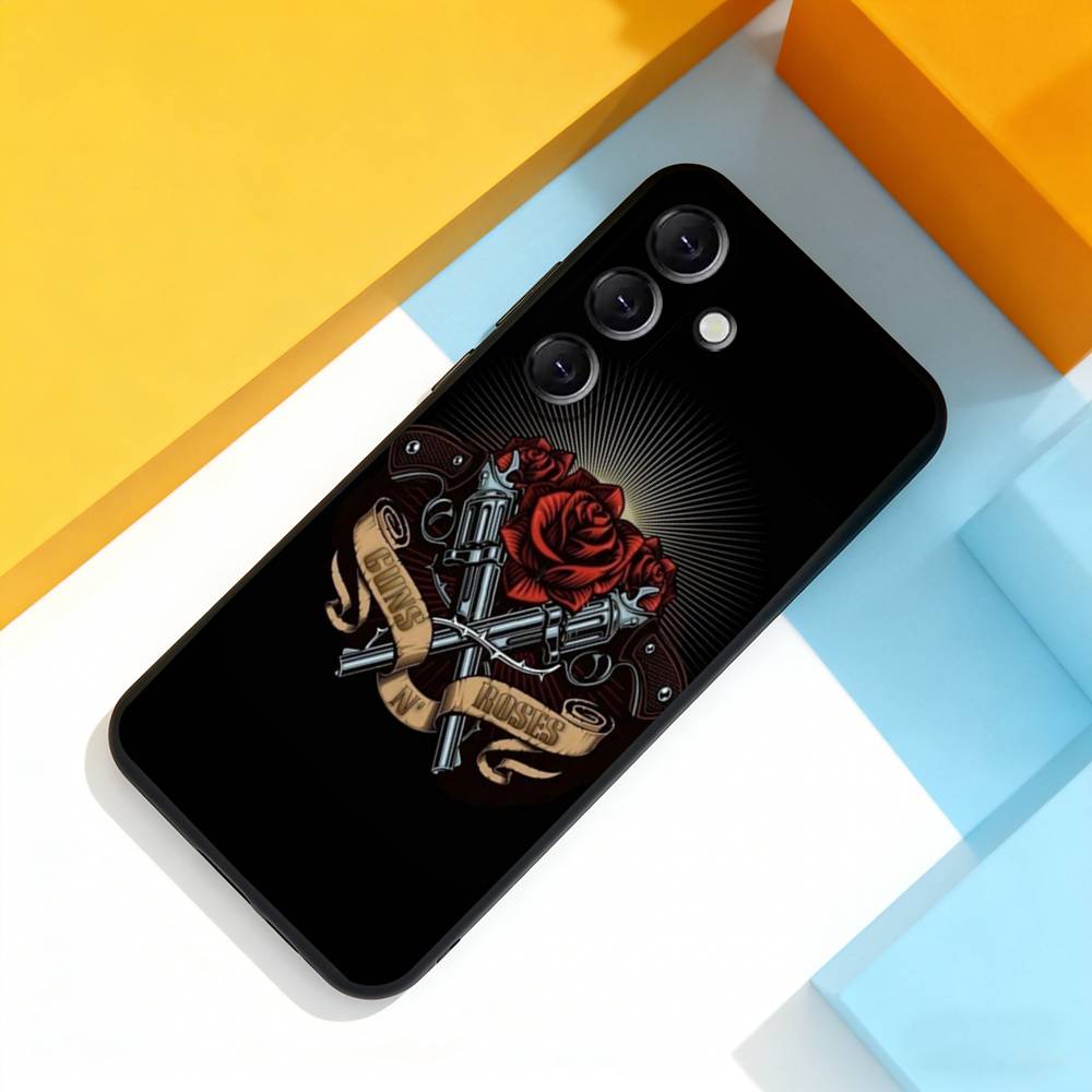 Band G-Guns N Roses Cool Voor Samsung Galaxy A 73,72,51,53,52,71,22,5G,Note,J7,8,9 Zwart Zacht Hoesje Telefoonhoesje