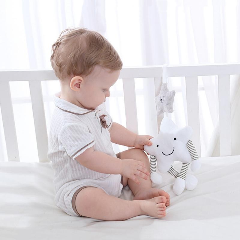 Baby Rattles Crib Toy Holder Rotating Bed Bell Musical Starry Sky Newborn Infant Baby Boy Toys Gifts Wind Chime Pendant Toy