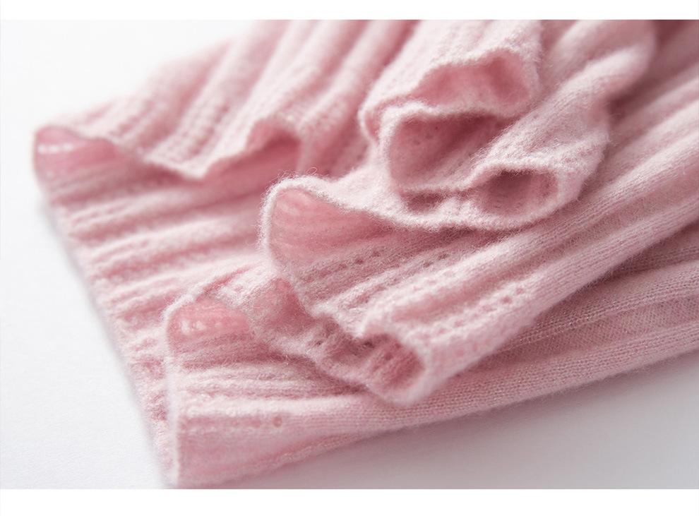 Women's 100% Pure Cashmere Slimming Pullover Knit Sweater - New Autumn Collection
