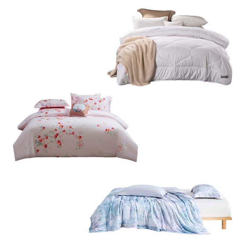 

Luolai Wedding Collection Tussah Silk Blend Bedding Set