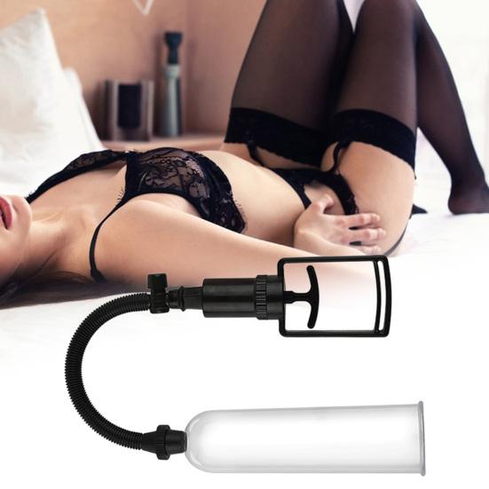 Sucking Masturbation Pump Stylish Tightly Wrapped Manual Negative Pressure Portable Add Happiness TPE Aero-up Penis Pump Adult Product