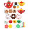 Simulation Food Afternoon Tea Set Kettle Cookies Tea Set for Girls  New Year Gifts
