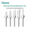 QUICK 203H Soldering Iron Tips 200-L Series: L1.5CF, L2CF, L3CF, L4CF, L5CF - Special Model