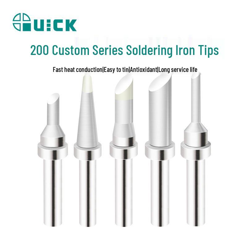 QUICK 203H Soldering Iron Tips 200-L Series: L1.5CF, L2CF, L3CF, L4CF, L5CF - Special Model