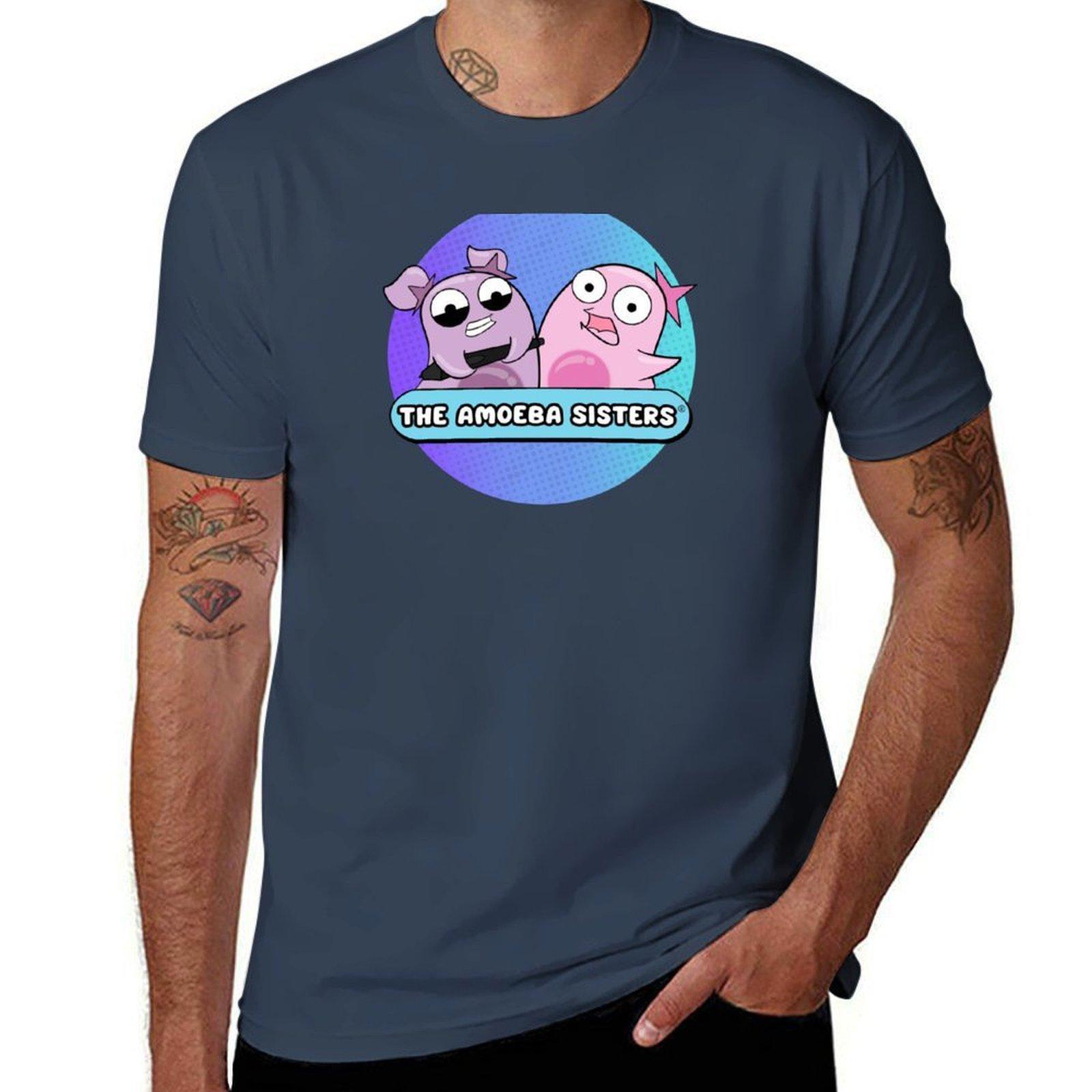 Amoeba Sisters Logo Tshirt Plus Size Nonshrink Tshirt S