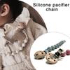 Pacifier Strap Baby Soother Chain Newborns Dummy Chain Baby Product Silicone Teether Pacifier Strap Pacifier Holder