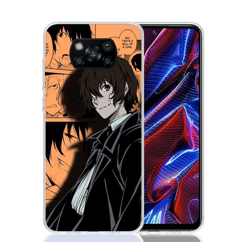 Bungo Stray Dogs Manga Phone Case For Xiaomi Poco X7 X6 X5 Pro F7 Ultra Redmi 15C 15 13 13C 12 12C 10 10A 10C 9 9A 9C 9T Cover P