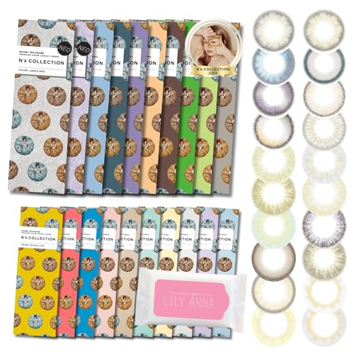 Official Store Ns Collection Color Lenses One Day 1day Watanabe Naomi 10 Pieces Yakisoba Bread (No Prescription) 0.00