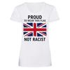 Union Jack Flagge Damen T-Shirt Stolz darauf, die Flagge zu tragen Nicht Rassistisch Britisch National