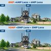 LS VISION Κάμερα 10MP PTZ IP 8MP 4K εξωτερικού χώρου με διπλό φακό με διπλή οθόνη 5G Κάμερα WIFI AI Παρακολούθηση Προστασίας ασφαλείας Κάμερα παρακολούθησης CCTV