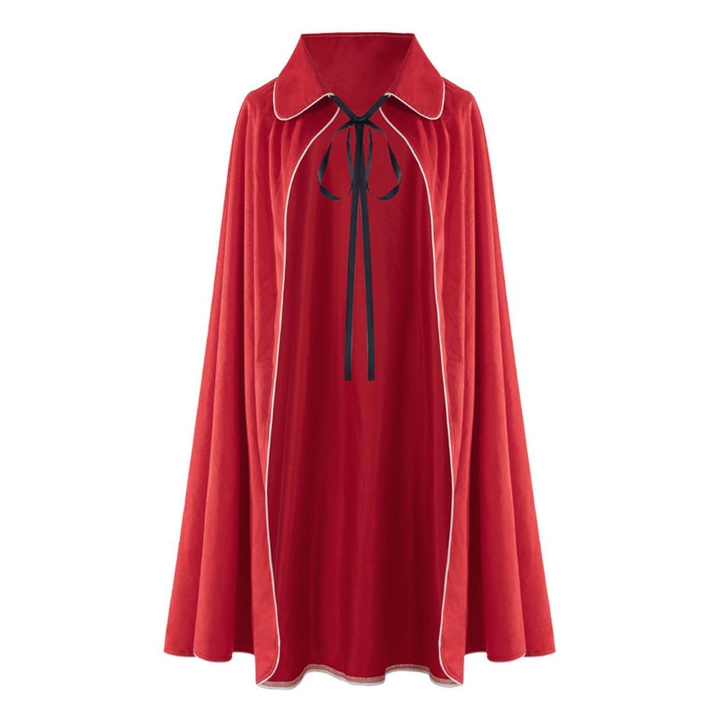 Mens Halloween Short Cape Costume with Collar, Color