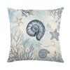 45X45 Ocean Print Pillowcase Mediterranean Style Pillow Cover Cushion Covers Home Living Room Sofa Couch Seat Decor 1Pc/4Pcs